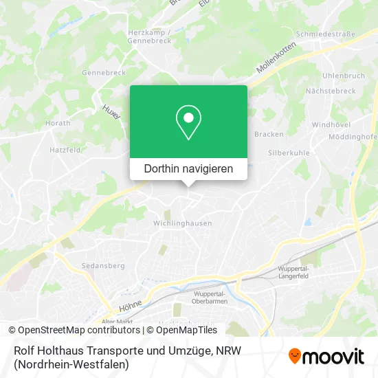 Rolf Holthaus Transporte und Umzüge Karte