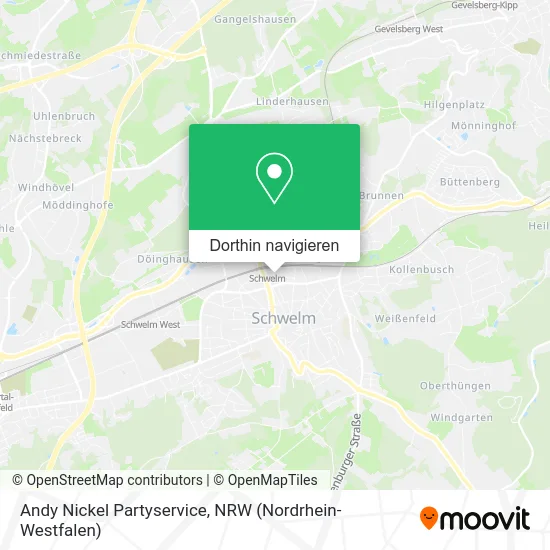 Andy Nickel Partyservice Karte