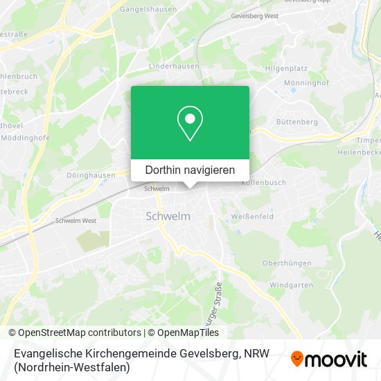 Evangelische Kirchengemeinde Gevelsberg Karte
