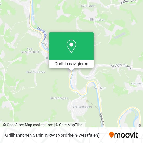 Grillhähnchen Sahin Karte