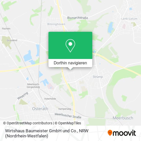 Wirtshaus Baumeister GmbH und Co. Karte