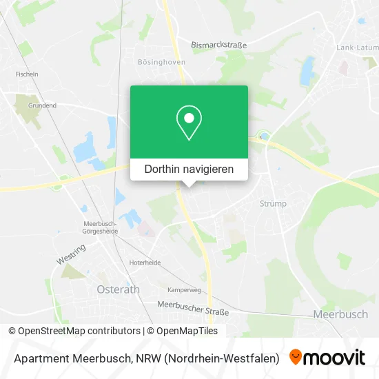 Apartment Meerbusch Karte