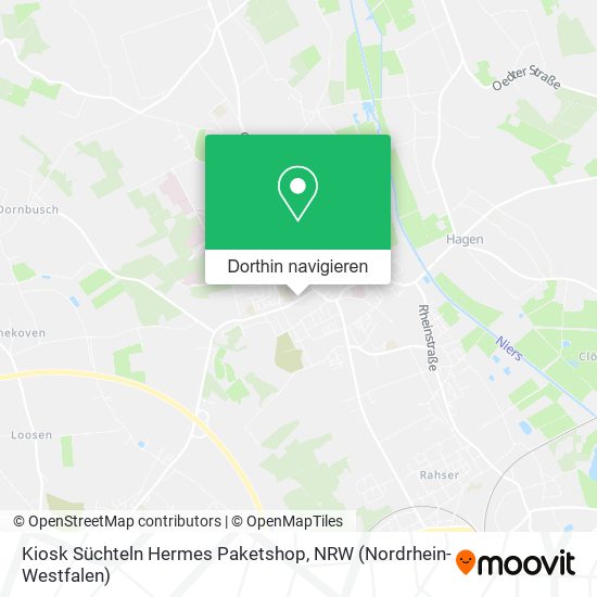 Kiosk Süchteln Hermes Paketshop Karte