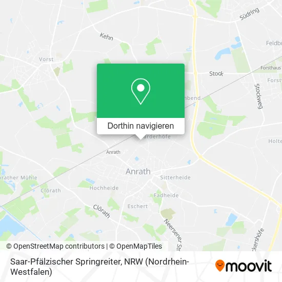 Saar-Pfälzischer Springreiter Karte