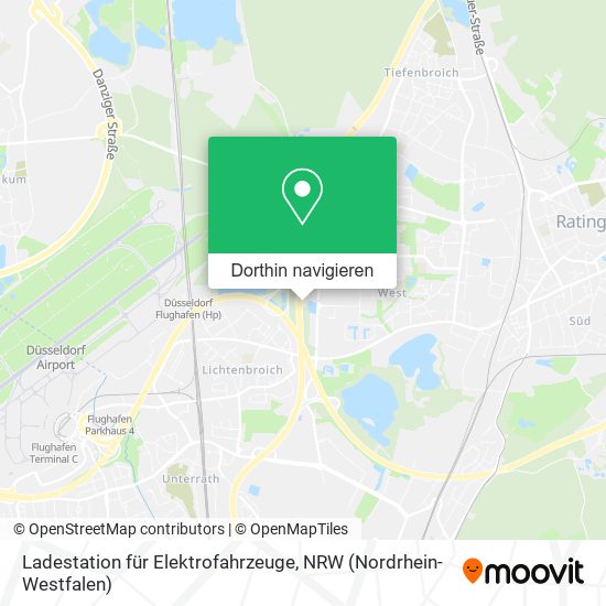 Ladestation für Elektrofahrzeuge Karte