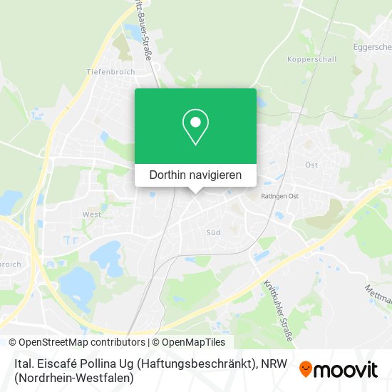 Ital. Eiscafé Pollina Ug (Haftungsbeschränkt) Karte