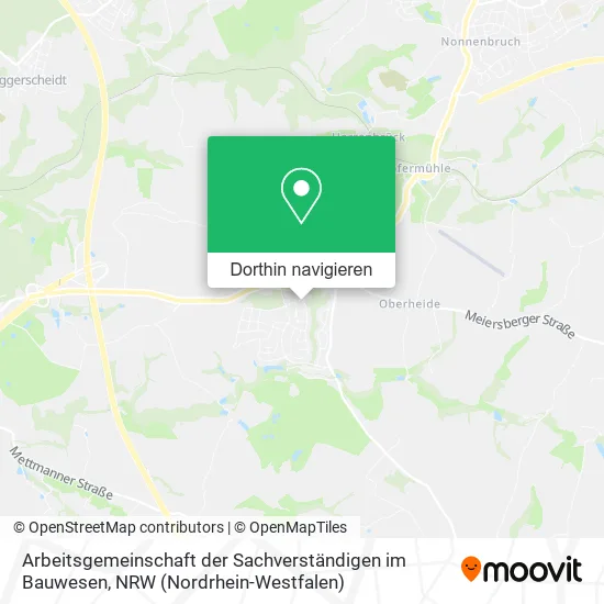 Arbeitsgemeinschaft der Sachverständigen im Bauwesen Karte