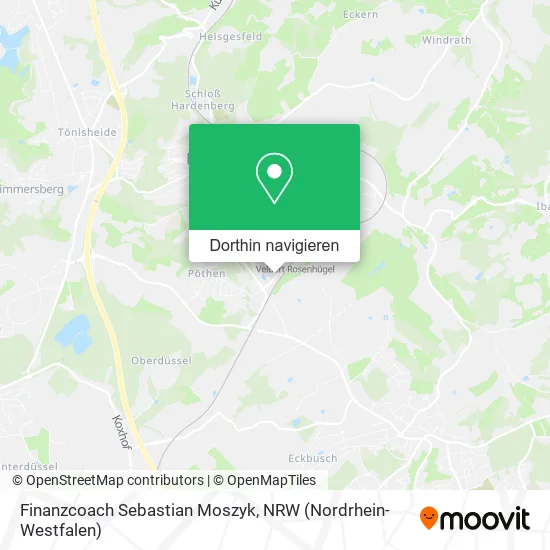 Finanzcoach Sebastian Moszyk Karte