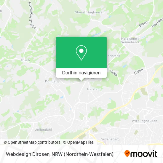 Webdesign Dirosen Karte