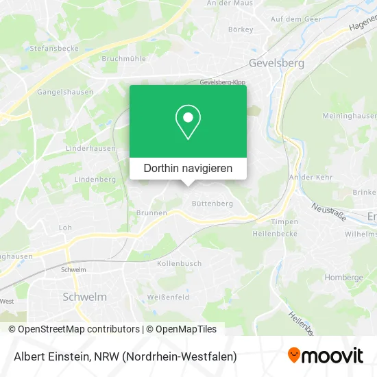 Albert Einstein Karte