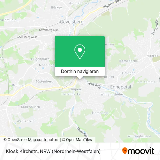 Kiosk Kirchstr. Karte