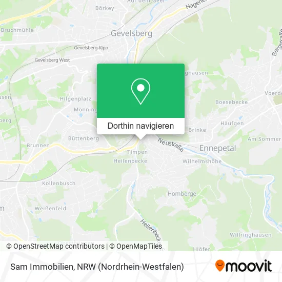 Sam Immobilien Karte