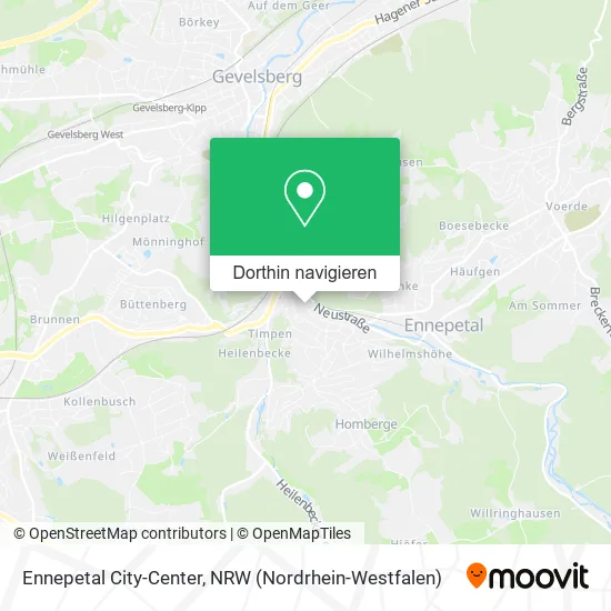 Ennepetal City-Center Karte