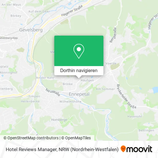 Hotel Reviews Manager Karte