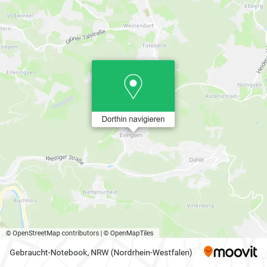 Gebraucht-Notebook Karte