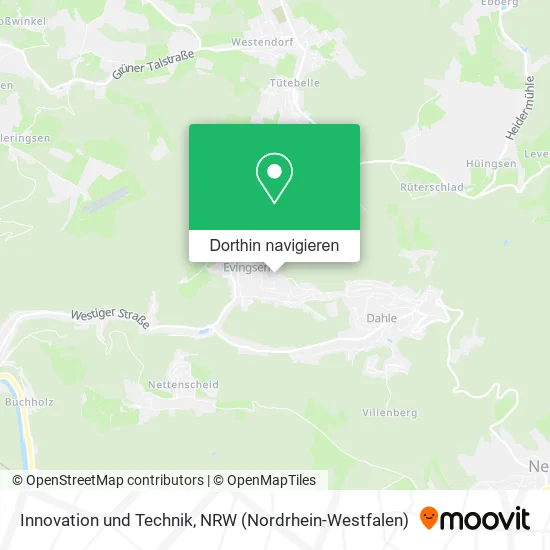 Innovation und Technik Karte