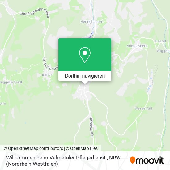Willkommen beim Valmetaler Pflegedienst. Karte