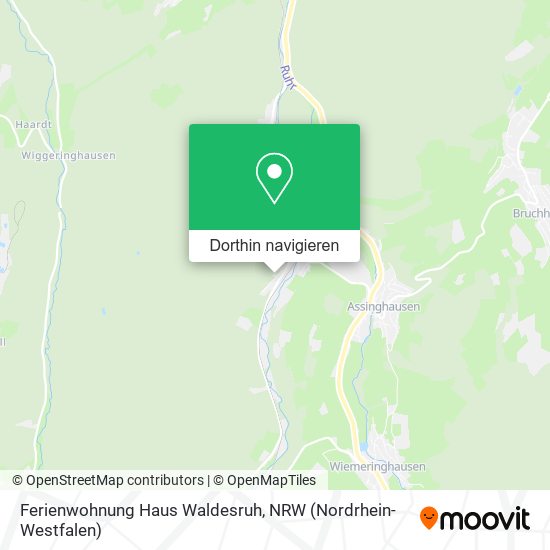 Ferienwohnung Haus Waldesruh Karte