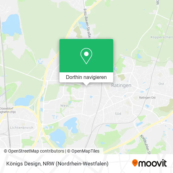 Königs Design Karte