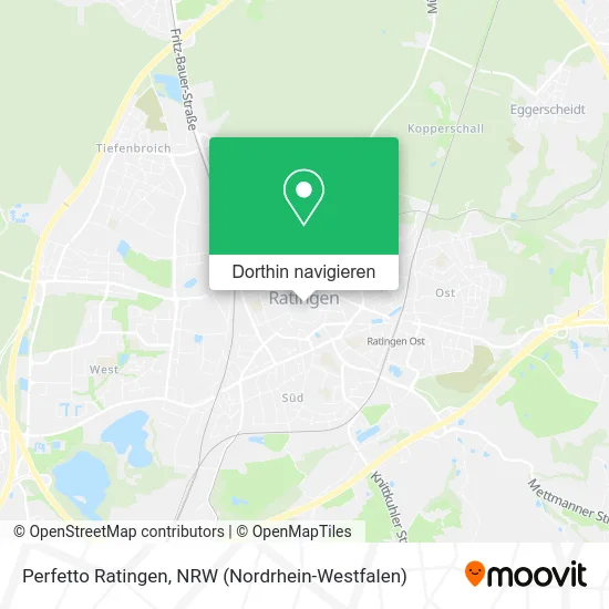 Perfetto Ratingen Karte