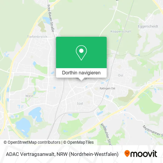 ADAC Vertragsanwalt Karte