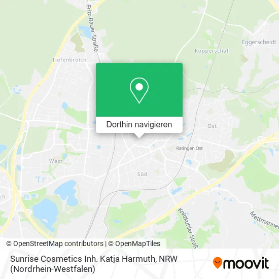 Sunrise Cosmetics Inh. Katja Harmuth Karte