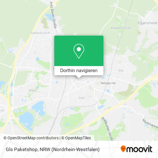 Gls Paketshop Karte