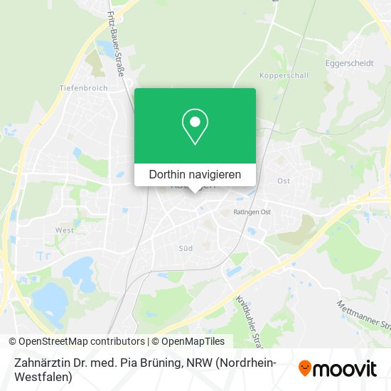Zahnärztin Dr. med. Pia Brüning Karte