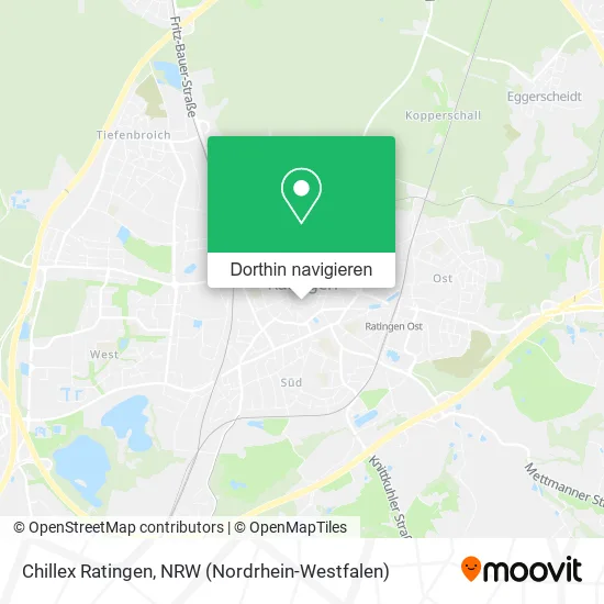 Chillex Ratingen Karte