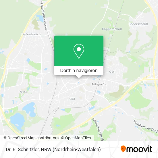 Dr. E. Schnitzler Karte