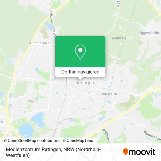 Medienzentrum Ratingen Karte