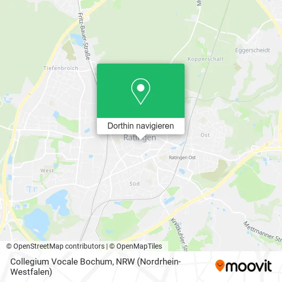 Collegium Vocale Bochum Karte