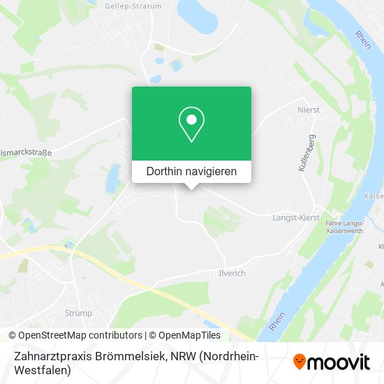 Zahnarztpraxis Brömmelsiek Karte