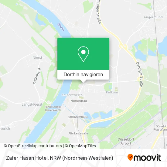 Zafer Hasan Hotel Karte