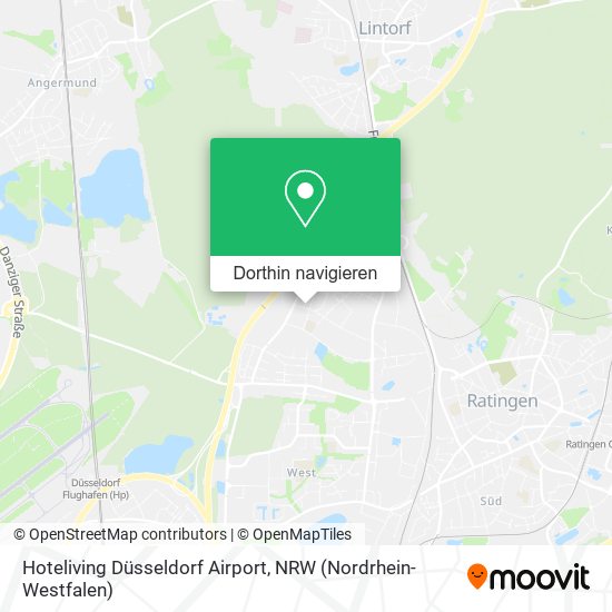 Hoteliving Düsseldorf Airport Karte