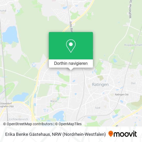 Erika Benke Gästehaus Karte