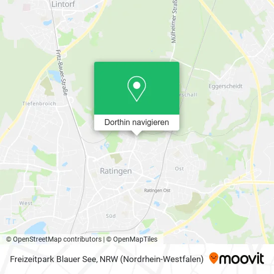 Freizeitpark Blauer See Karte