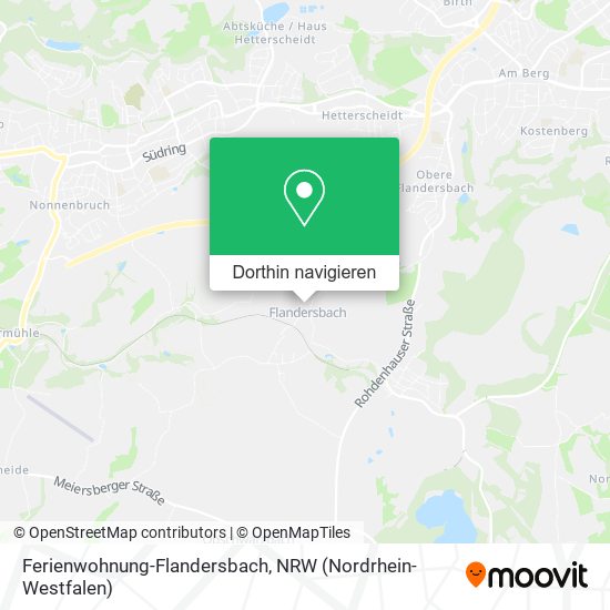 Ferienwohnung-Flandersbach Karte