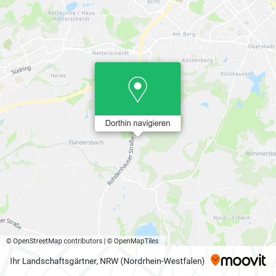 Ihr Landschaftsgärtner Karte