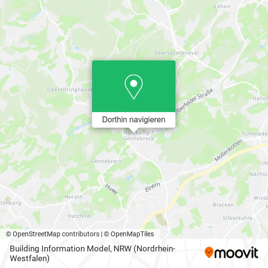 Building Information Model Karte