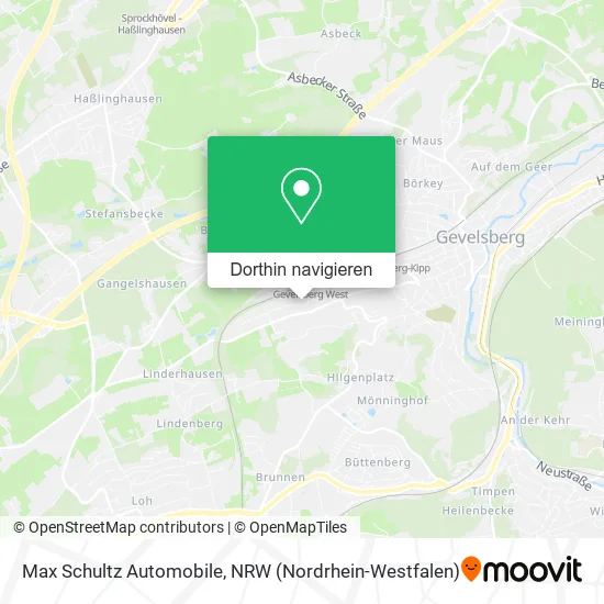 Max Schultz Automobile Karte