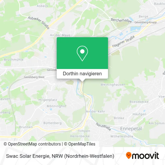 Swac Solar Energie Karte