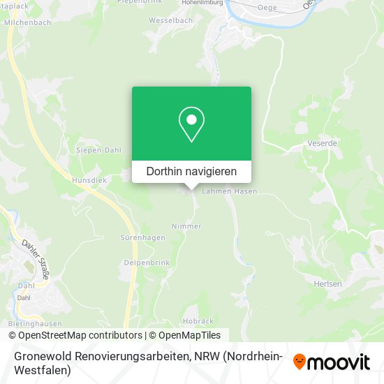 Gronewold Renovierungsarbeiten Karte