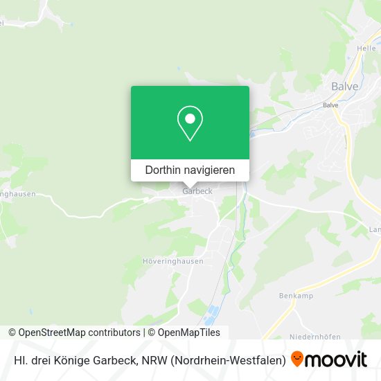 Hl. drei Könige Garbeck Karte