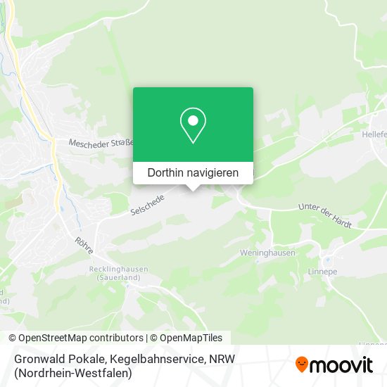Gronwald Pokale, Kegelbahnservice Karte