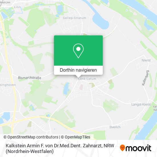Kalkstein Armin F. von Dr.Med.Dent. Zahnarzt Karte