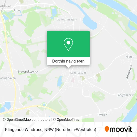 Klingende Windrose Karte