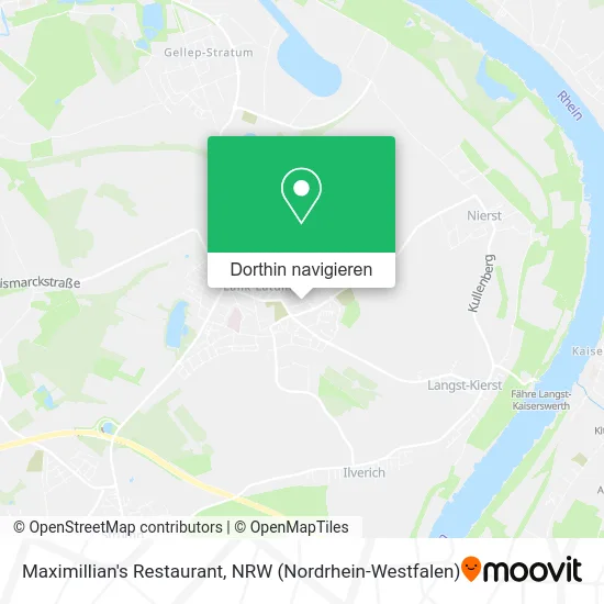 Maximillian's Restaurant Karte