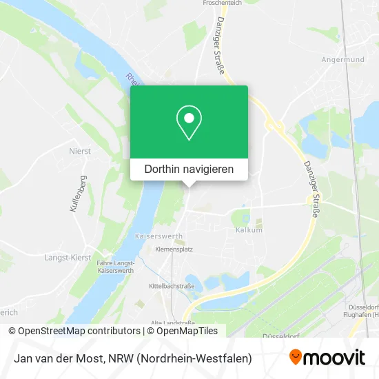 Jan van der Most Karte