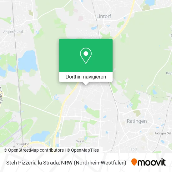 Steh Pizzeria la Strada Karte